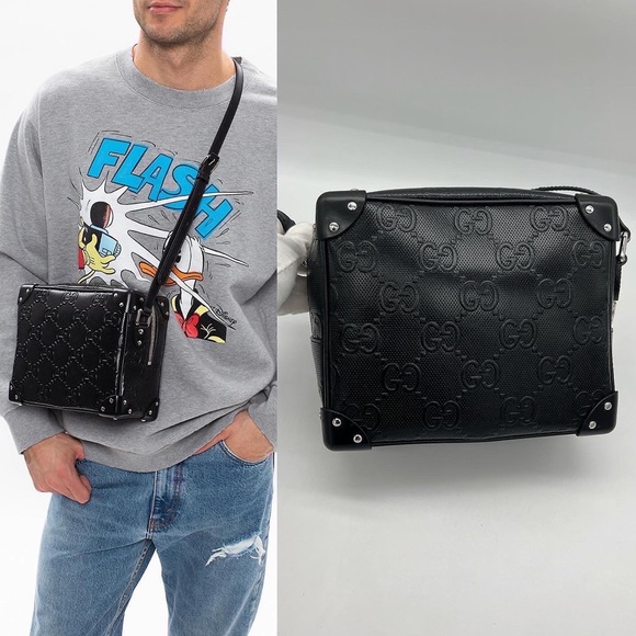 Gucci Other - ❌SOLD❌Authentic Gucci GG embossed leather trunk bag
